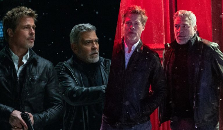 Por que Lobos nunca revela o nome dos personagens de George Clooney e Brad Pitt